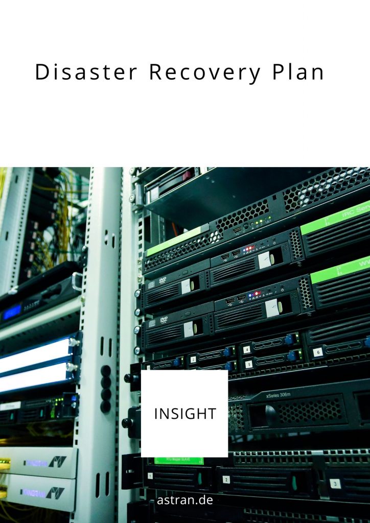 Cover_Disaster Recovery Plan